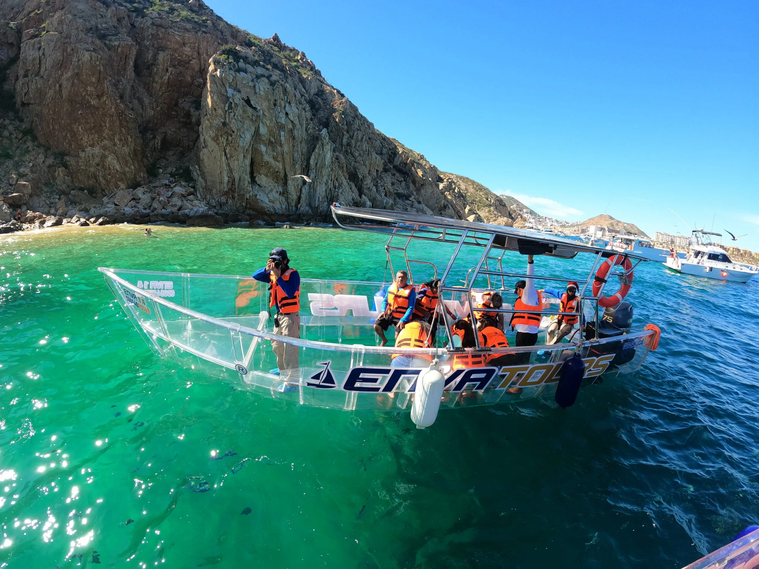 Arch Tour - Clear Boat