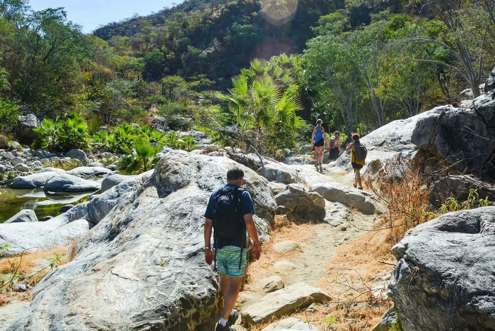 Hiking at Fox Canyon