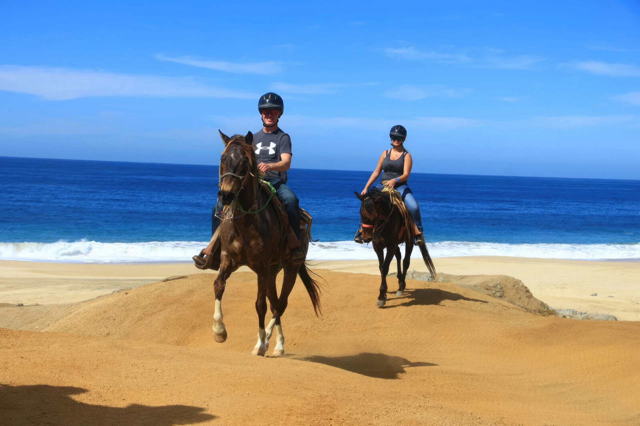 Horseback Riding On The Beach