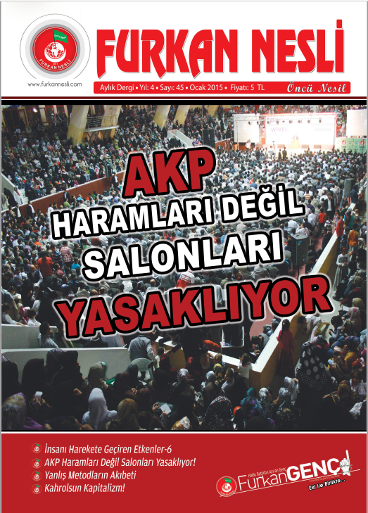AKP Haramları Değil Salonları Yasaklıyor