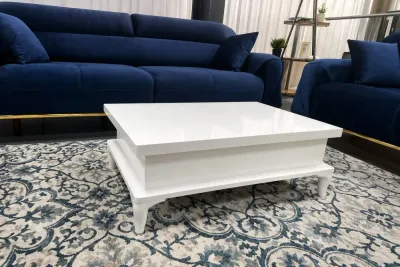 Full White Smart Coffee Table – table for the living room