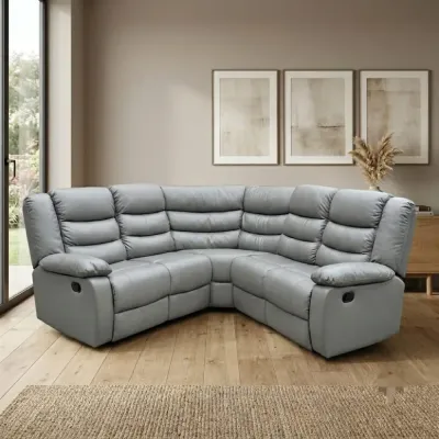 Haven Light Grey Recliner Corner Sofa – recliner sofa for the living room
