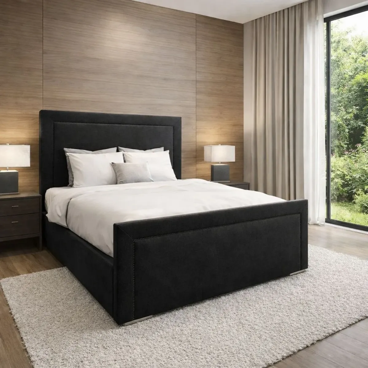 Luxury Chelsea Double Bed with Comfortable Mattress – Bedroom Furniture - Beds furniture in UK