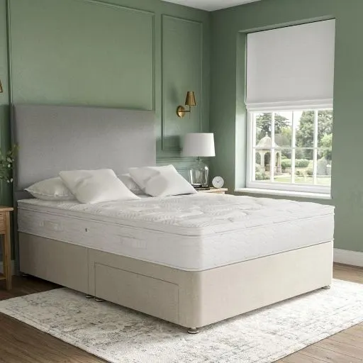 Double Divan Bed with Luxury Mattress | UK Delivery - Beds furniture in UK