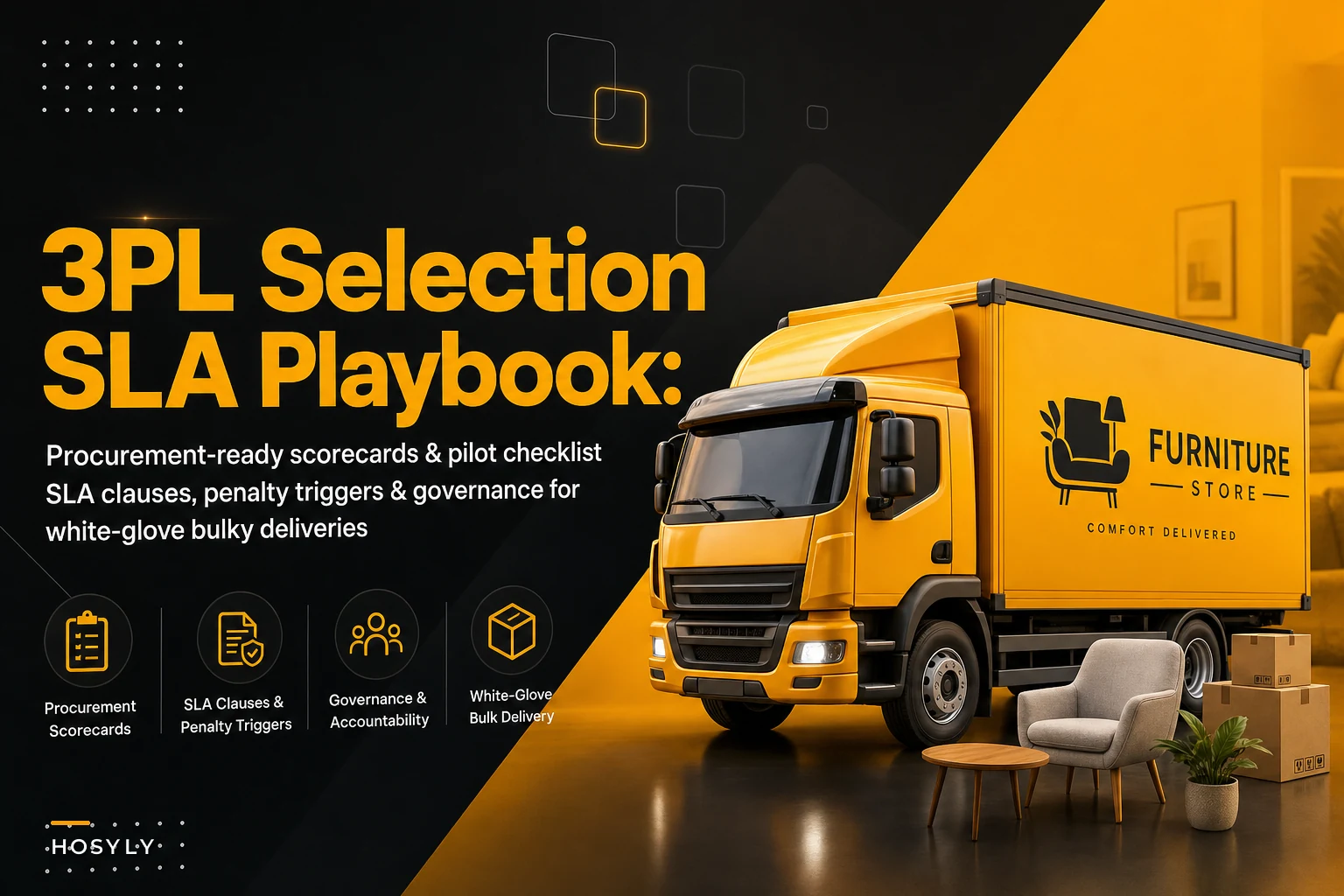 3PL selection and SLA playbook for bulky furniture deliveries