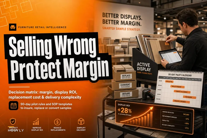 Are you selling the wrong floor samples? Showroom rules to protect margin and display ROI