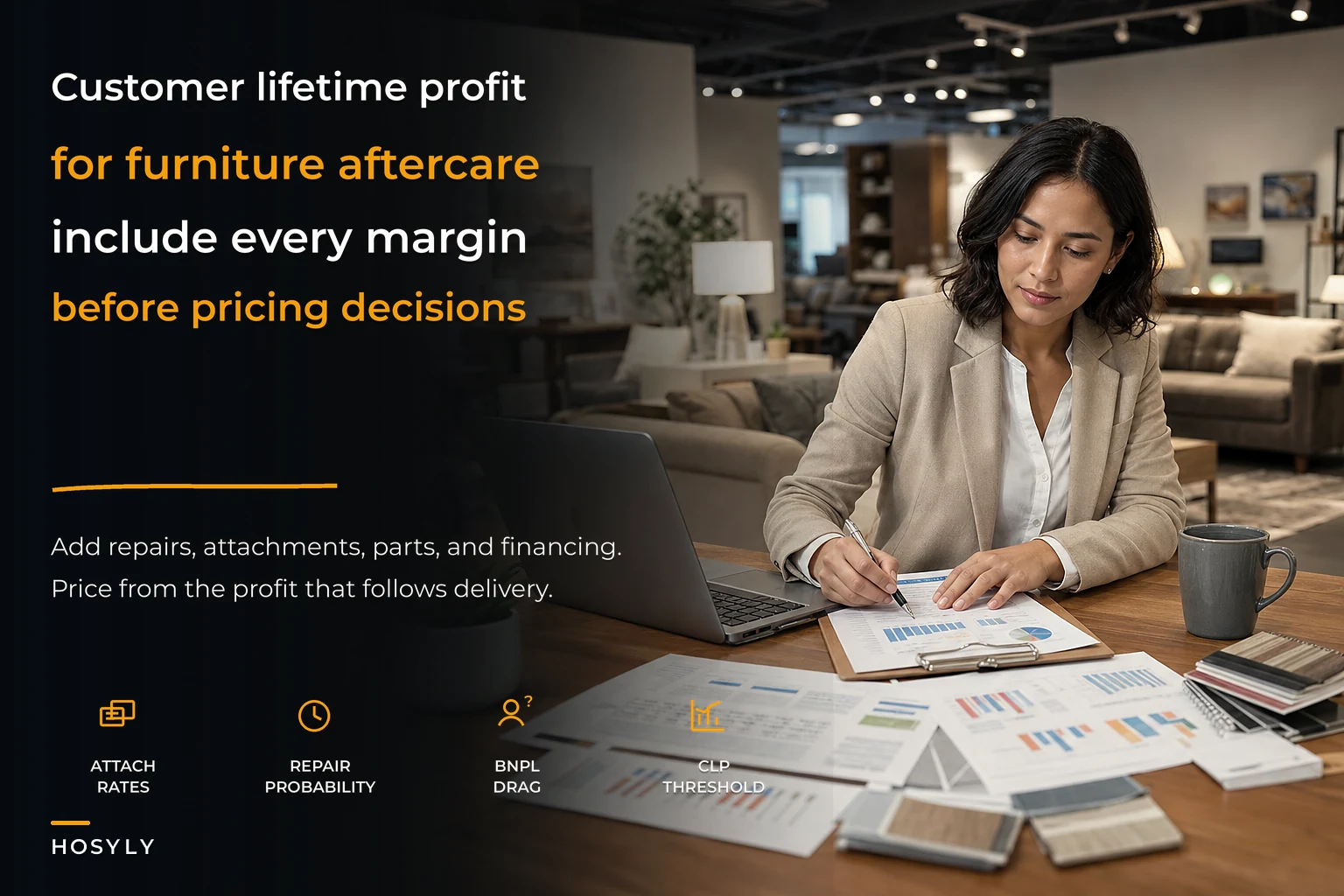 Customer-lifetime profit model for furniture retailers' aftercare