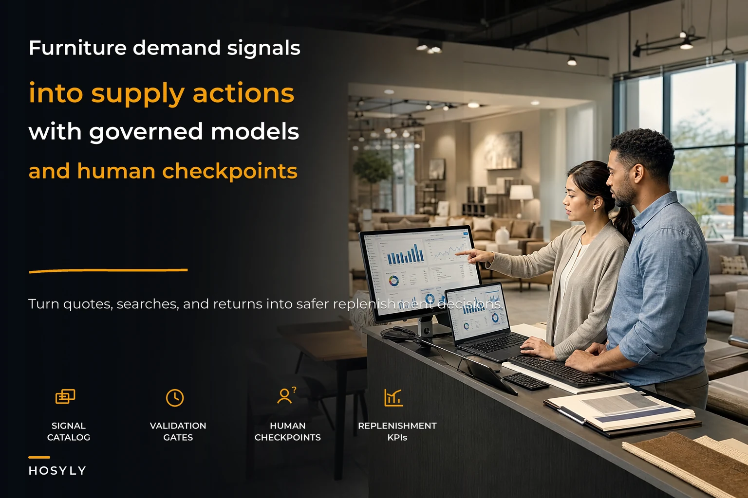 Demand-to-supply data platform for furniture retailers