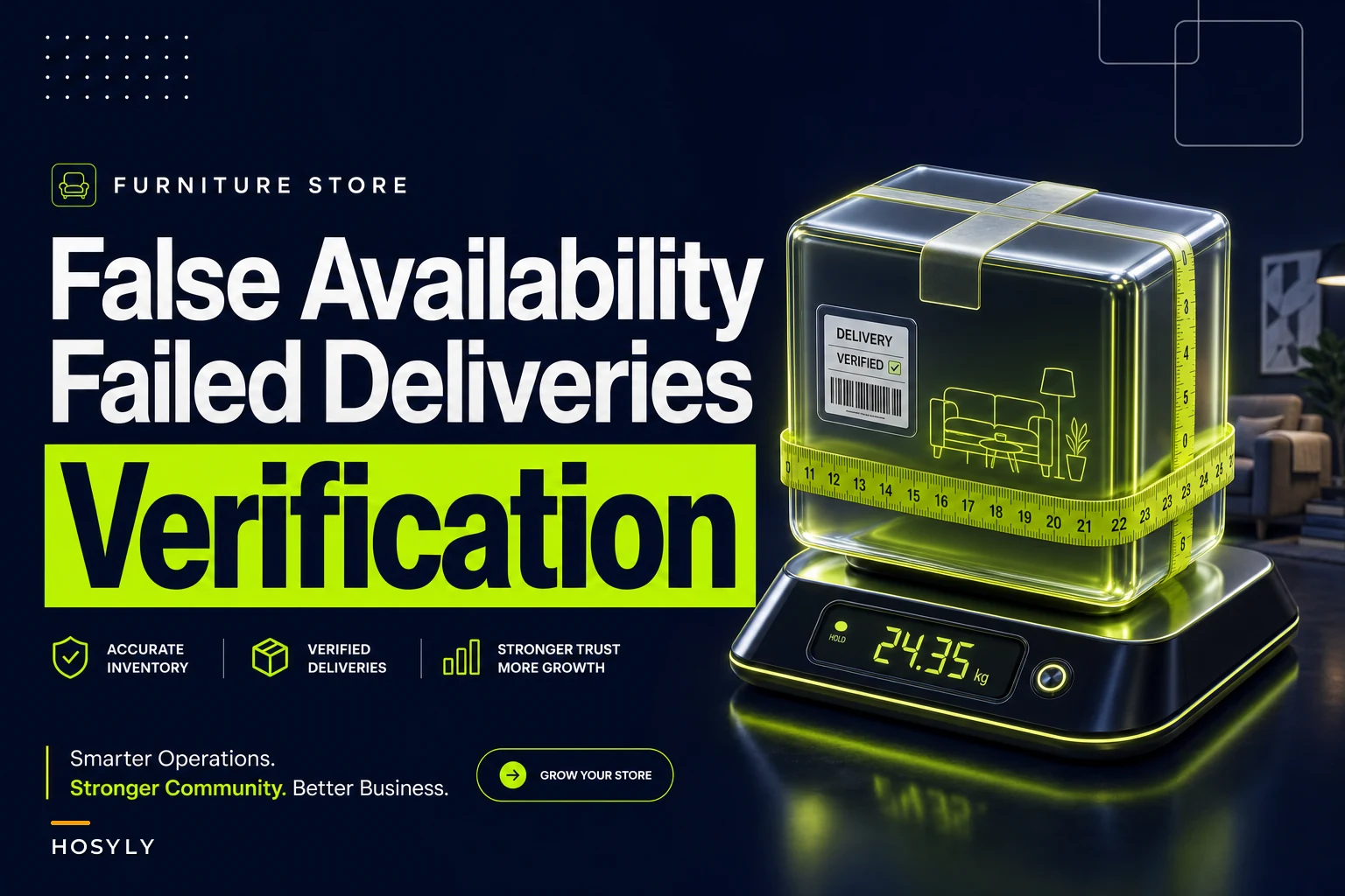 Fix false availability and failed deliveries: a minimal SKU data spec for bulky furniture