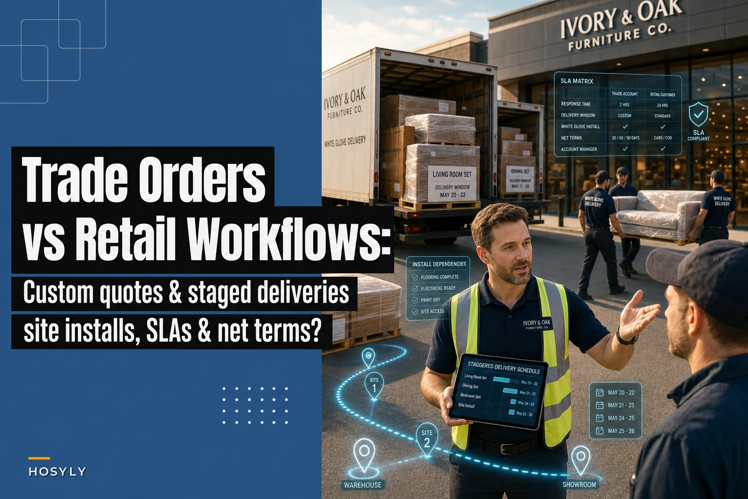 How B2B trade orders break retail workflows — operational rules for quotes, staged delivery and net terms