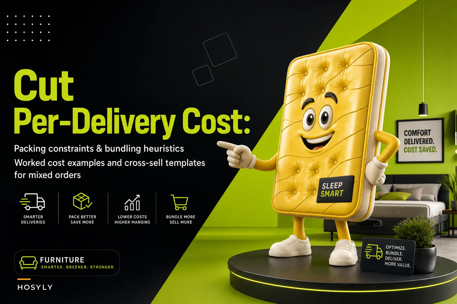 How to measure and lower cost-per-delivery for mixed orders (accessories + bulky furniture): packing constraints, bundling heuristics and cross-sell templates