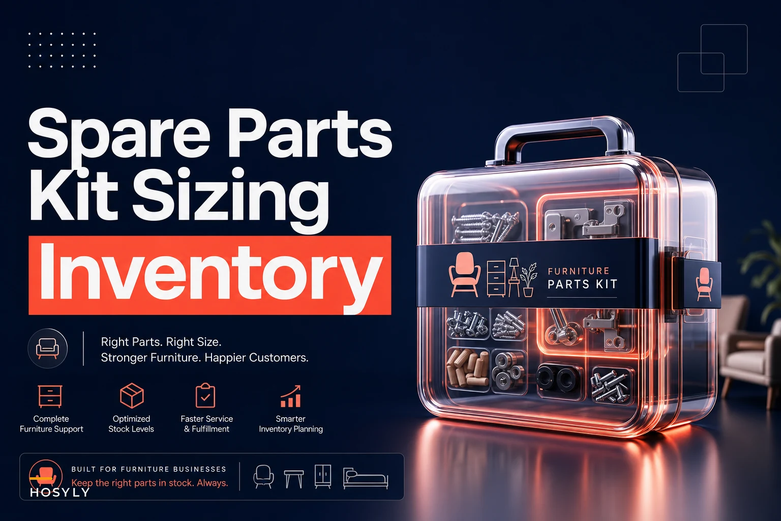 How to Size Spare-Parts Kits for Common Furniture Repairs — Min/Max Stocking and Reorder Triggers