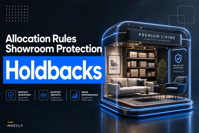 Multi‑tier allocation for small‑footprint retailers adding online: holdbacks, demo protections and transfer timing that preserve showroom sales