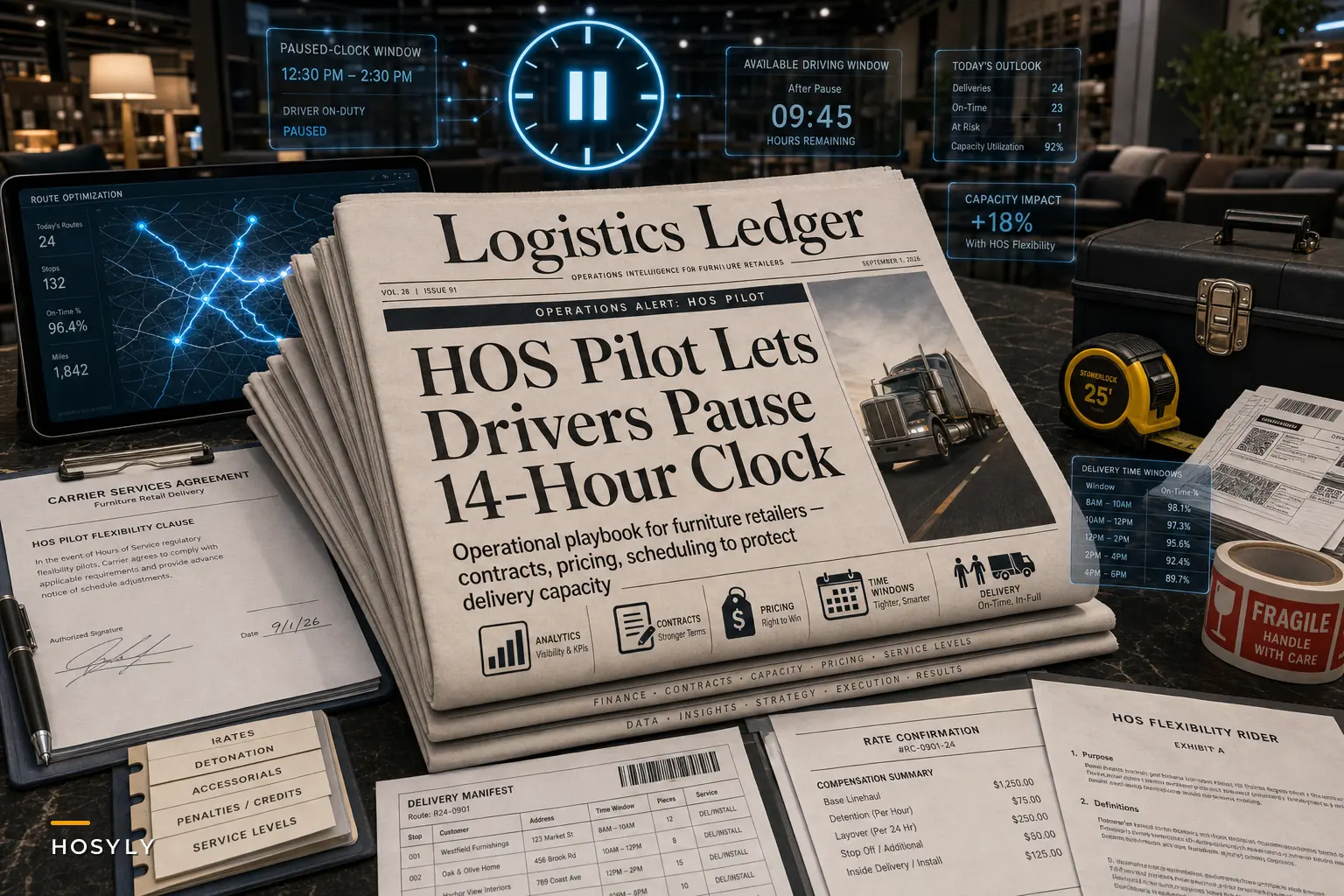 Preparing for flexible truck-driver hours: an operational playbook for furniture retailers to protect delivery capacity and margins