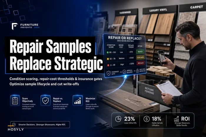 Repair or replace floor samples? A decision matrix to maximize showroom ROI and minimize write-offs