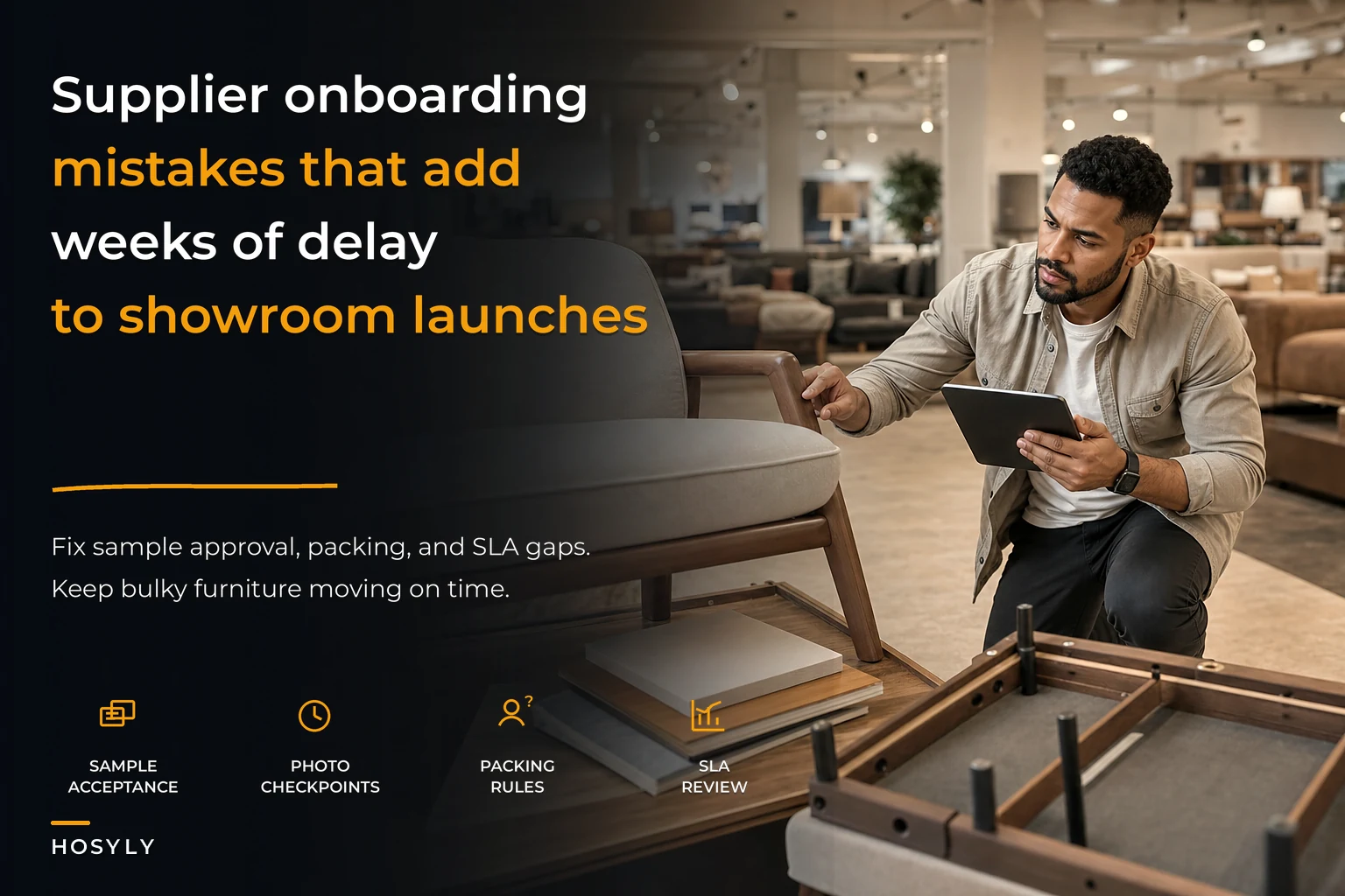 Supplier onboarding mistakes that lengthen showroom lead times — a furniture vendor acceptance and SLA playbook