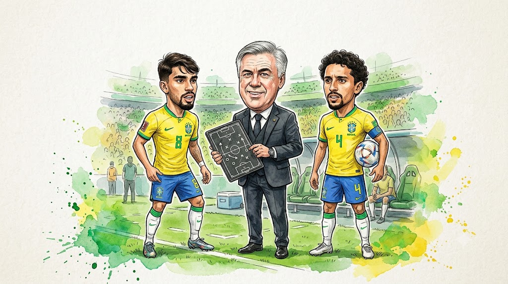 O Xadrez Tático de Ancelotti: Buscando Equilíbrio na Copa de 2026