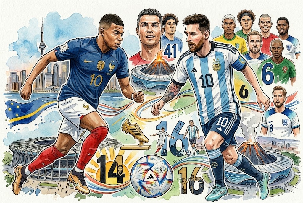 Messi, Mbappé e os Recordes da Copa: Duelo de Titãs pela Imortalidade em 2026