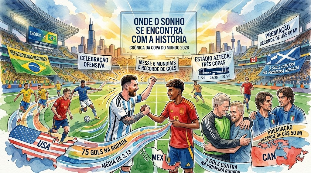 Onde o Sonho Se Encontra com a História: A Crônica da Copa do Mundo FIFA 2026