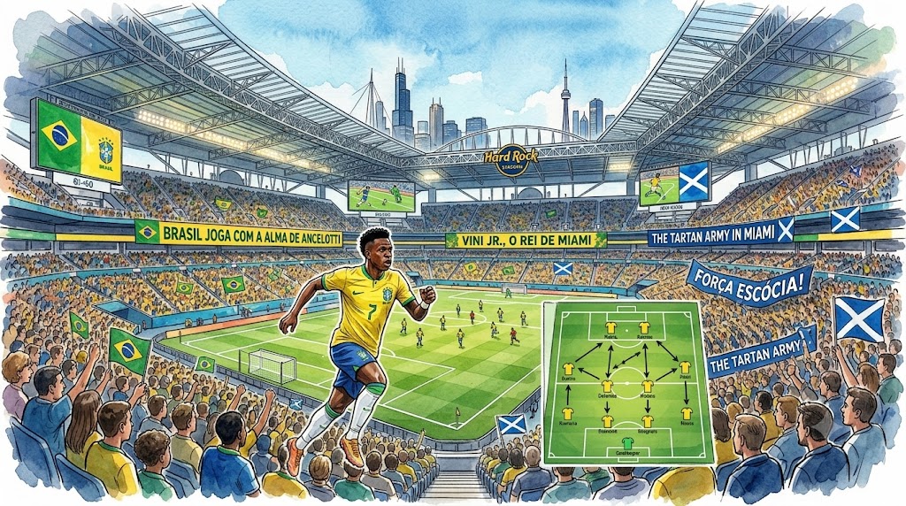 A Sinfonia Pragmática de Ancelotti: O Brasil Encontra Seu Chão na Copa