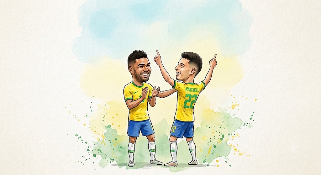 O Milagre de Houston: Como Martinelli e Casemiro salvaram o Brasil contra o Japão