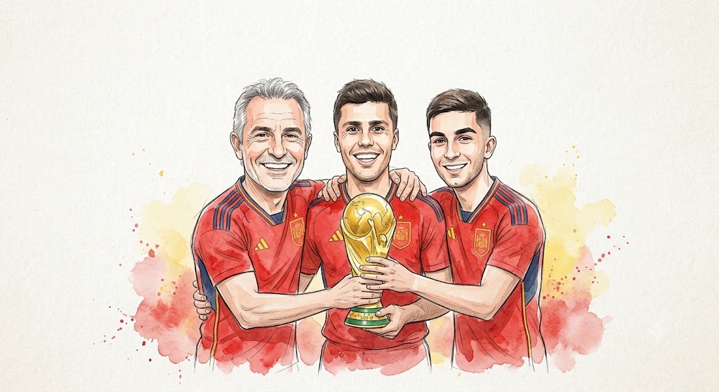 A Sinfonia Coletiva da Espanha: Como a La Roja Conquistou o Bicampeonato Mundial