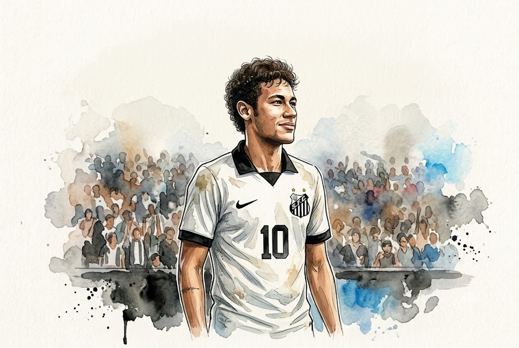 Neymar e o Legado da Camisa 10 do Santos: Entre o Brilho Inesquecível e as Sombras do Pós-Vila