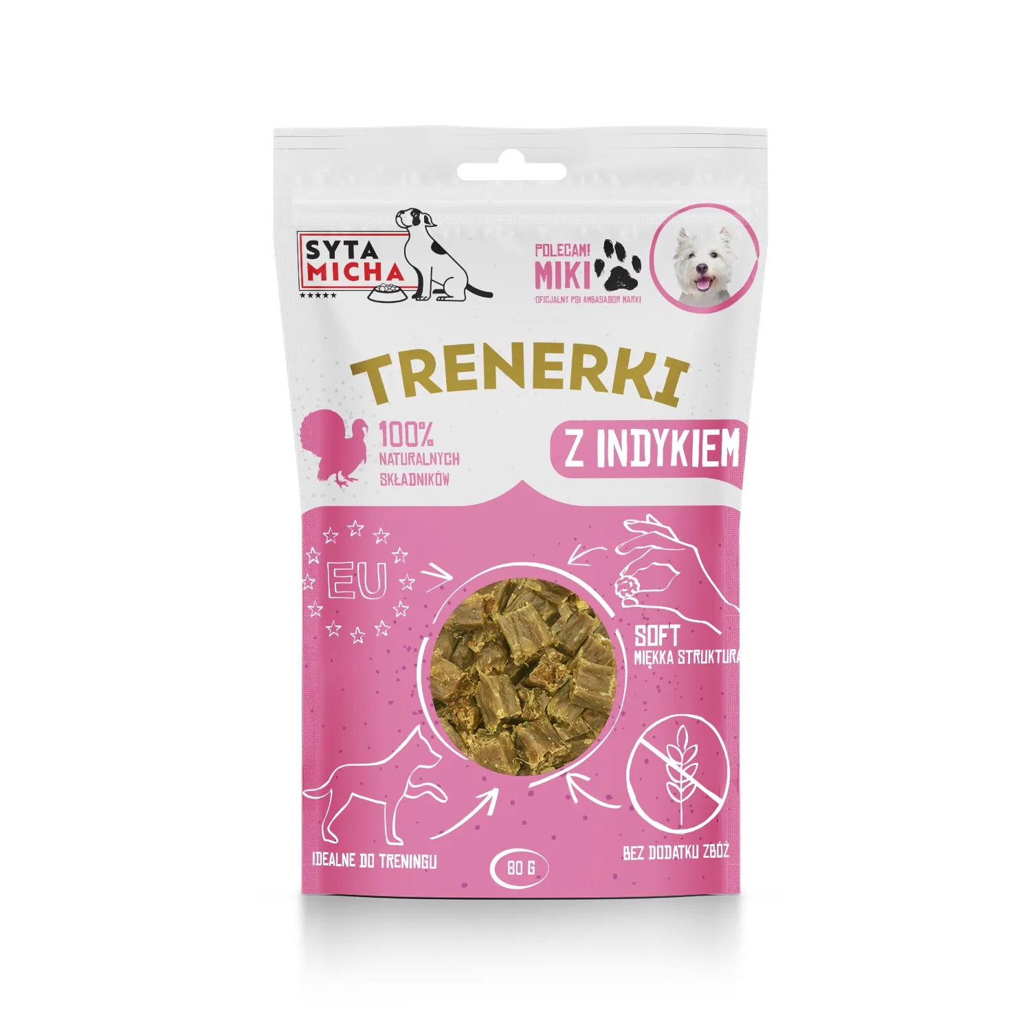 Trenerki z indykiem 80g