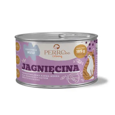 Catering karma mokra dla kotów jagnięcina 185g