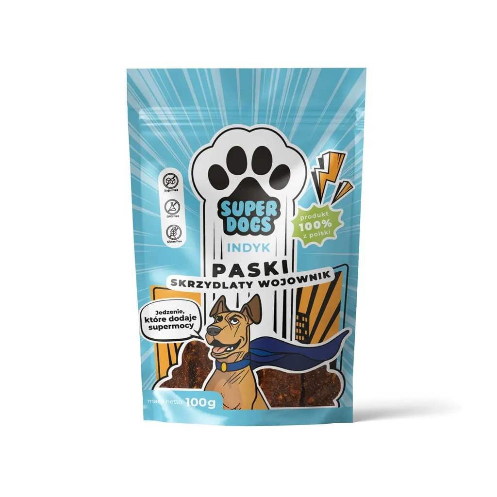 Paski Superdogs skrzydlaty wojownik indyk
