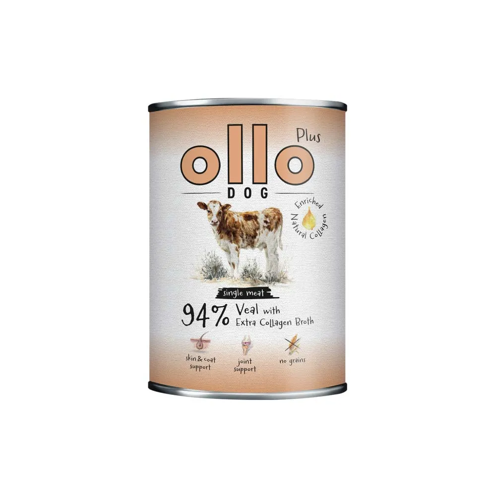 Karma mokra Ollo plus kolagen cielęcina 400g