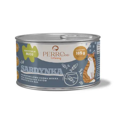 Catering karma mokra dla kotów sardynka 185g