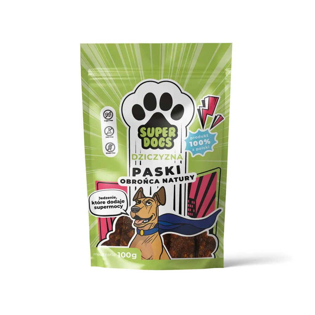 Paski Superdogs obrońca natury dziczyzna