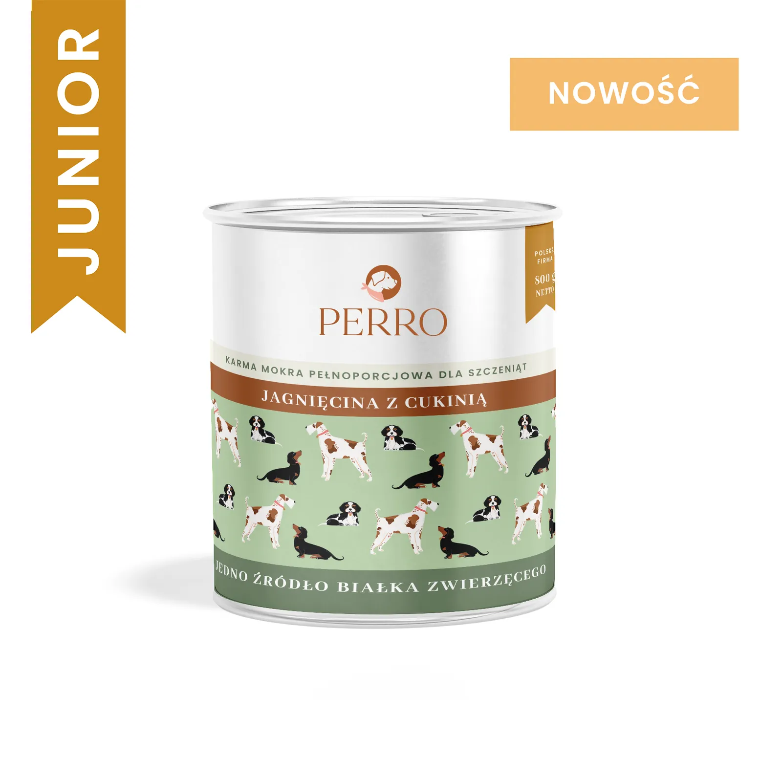 Karma mokra Junior jagnięcina z cukinią 400g