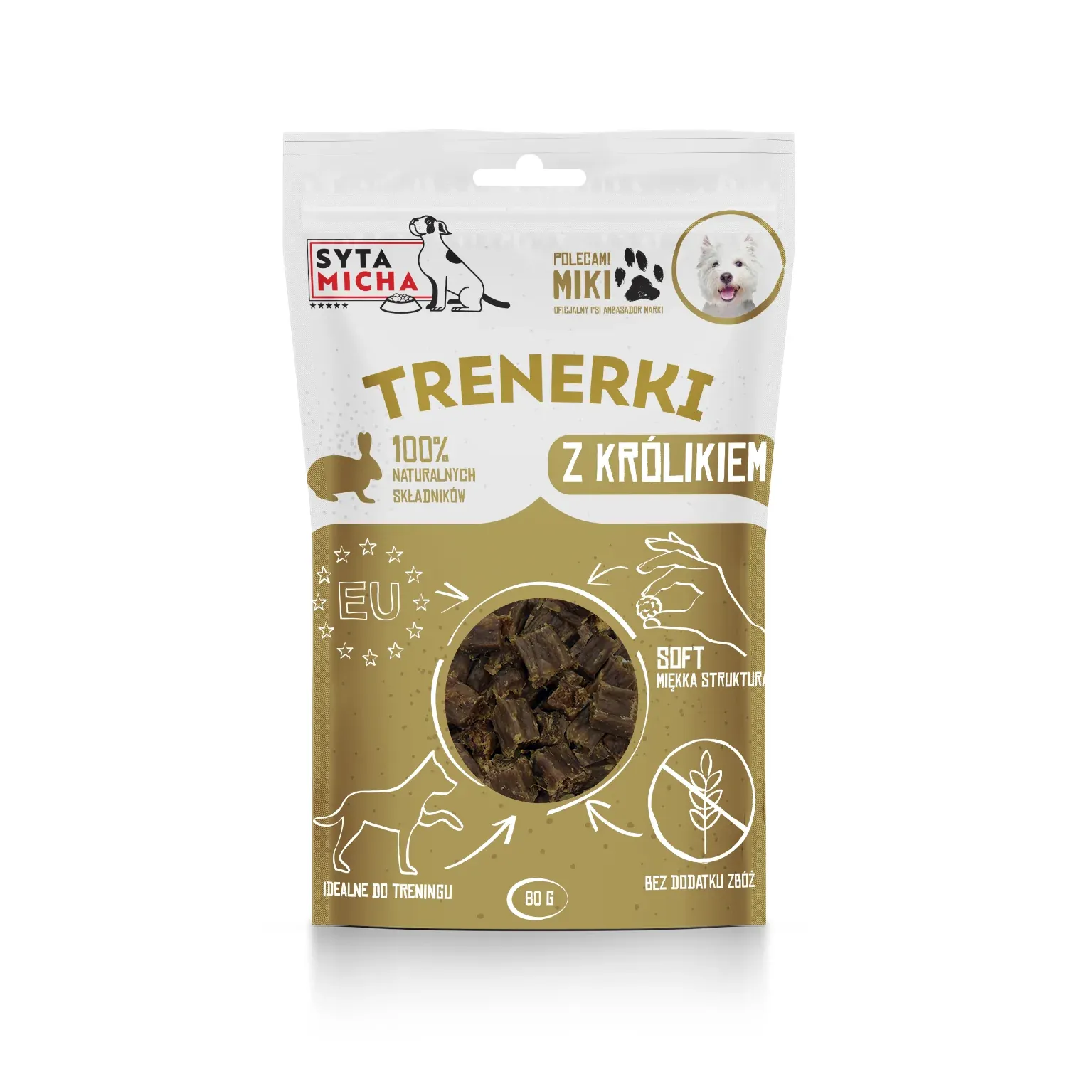 Trenerki z królikiem 80g