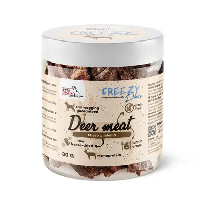 Freezy Pure liofilizowane mięso z jelenia 80g
