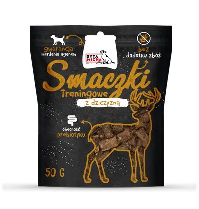 Smaczki treningowe z dziczyzną 50g