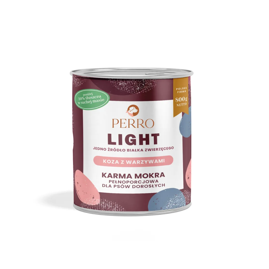 Karma mokra light koza z warzywami 400g