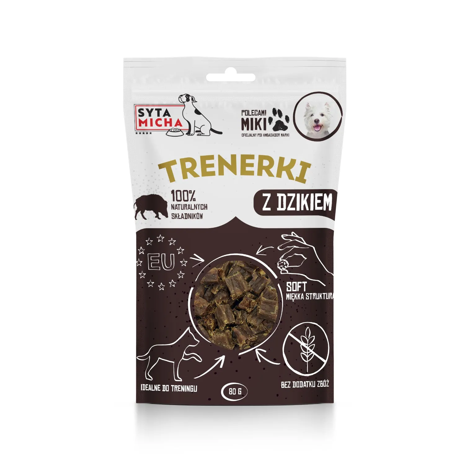 Trenerki z dzikiem 80g