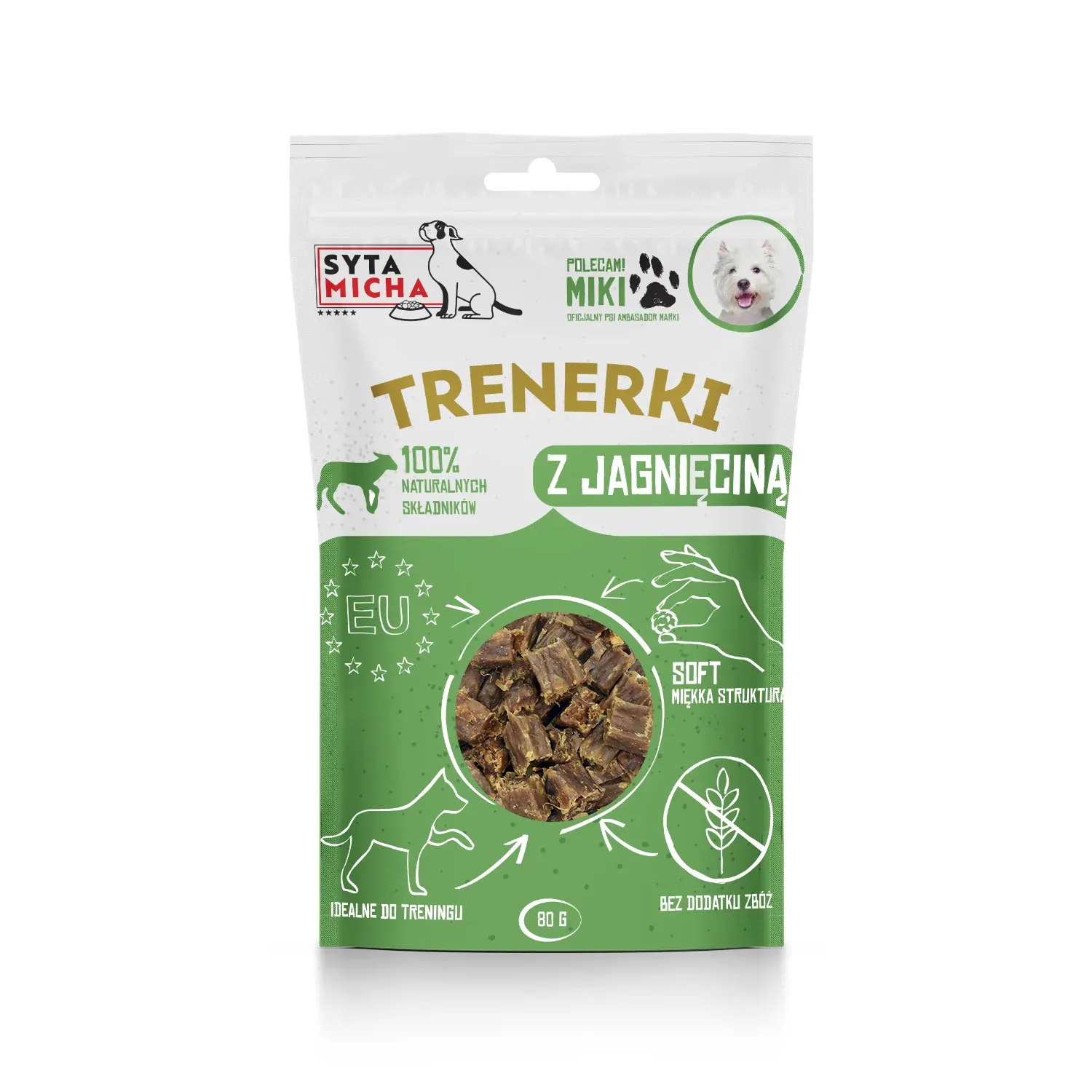 Trenerki z jagnięciną 80g