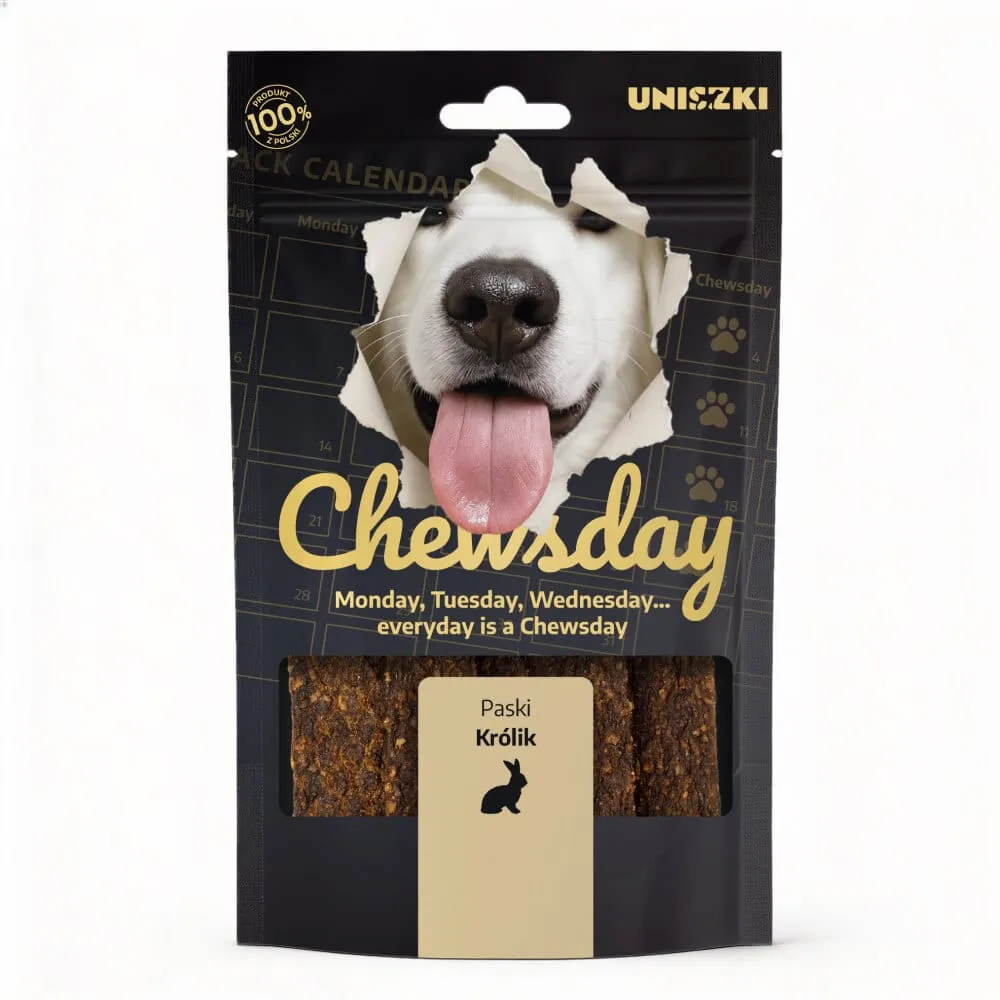 Chewsday Paski królik 80g