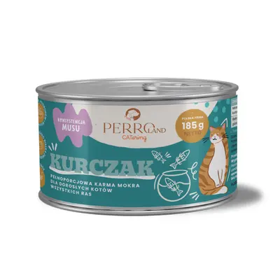 Catering karma mokra dla kotów kurczak 185g