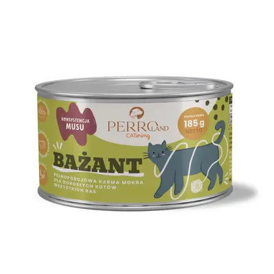 Catering karma mokra dla kotów bażant 185g