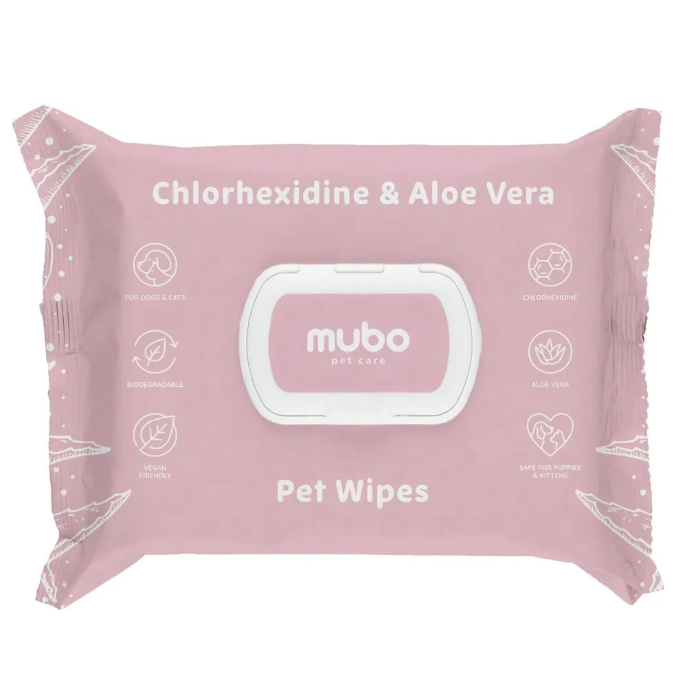 Chusteczki Mubo Chlorhexidine Pet Wipes 100szt