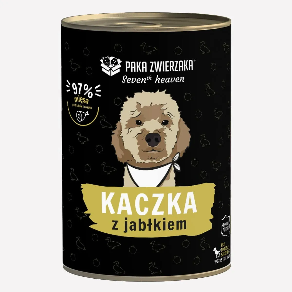 Karma mokra dla psa PAKA ZWIERZAKA Seven’th Heaven kaczka z jabłkiem 400 g
