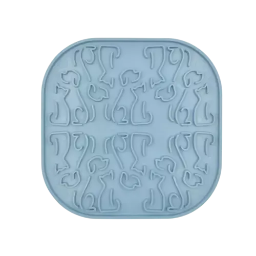 Fiboo - mata lollipop sticky - mata z przyssawkami - NIEBIESKI 19cmx19cm