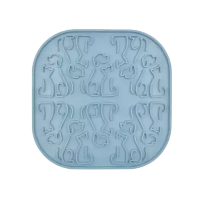 Fiboo - mata lollipop sticky - mata z przyssawkami - NIEBIESKI 19cmx19cm