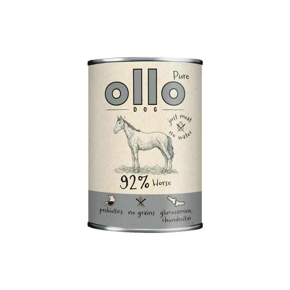 Karma mokra Ollo Pure koń 400g