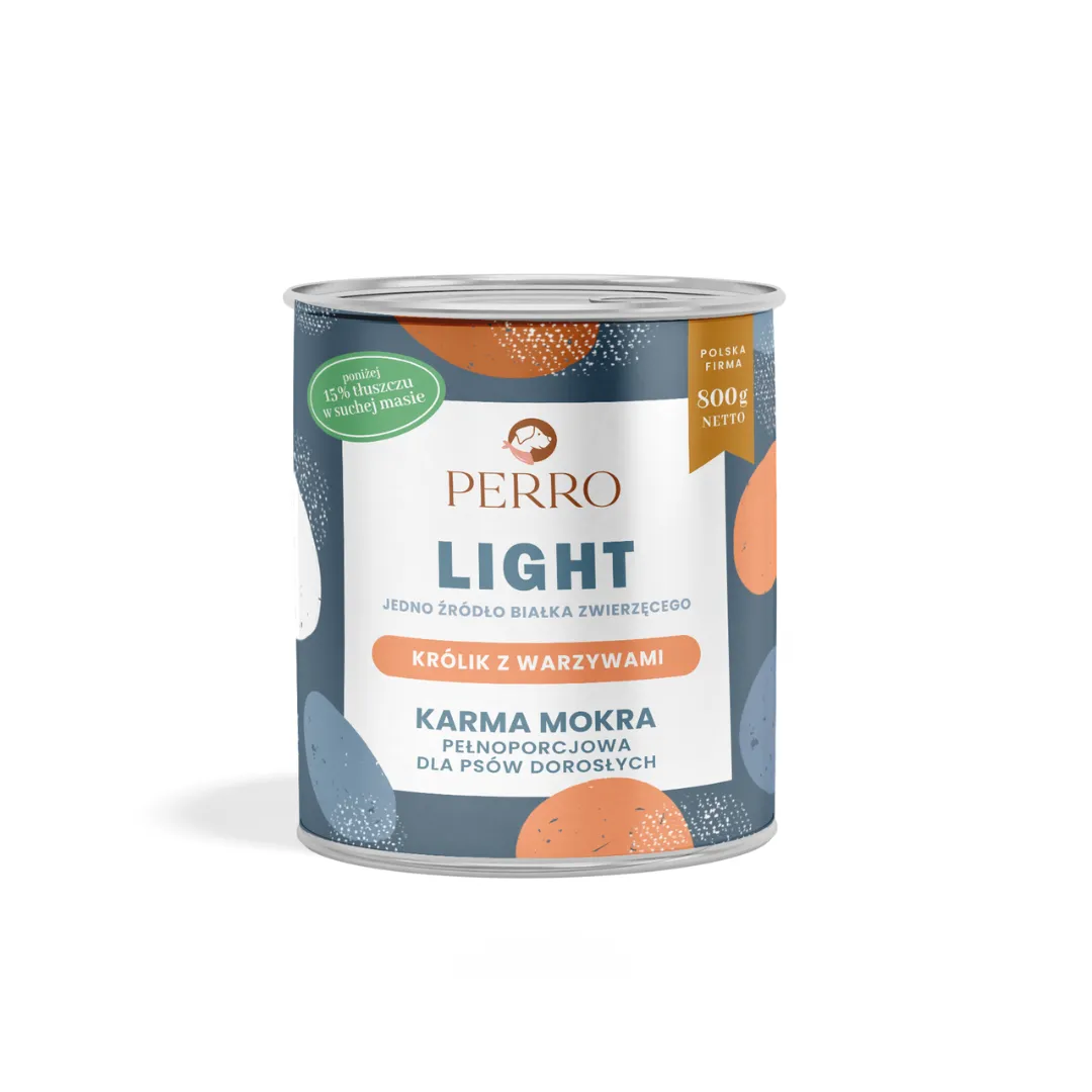 Karma mokra light królik z warzywami 400g