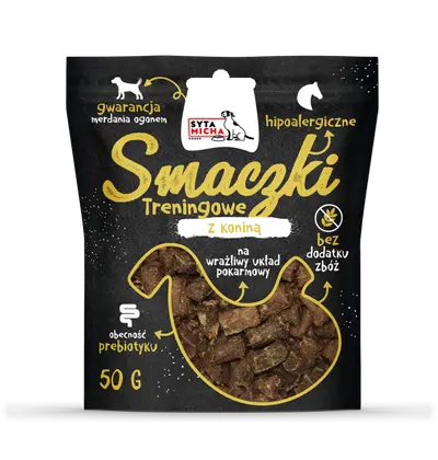 Smaczki treningowe z koniną 50g